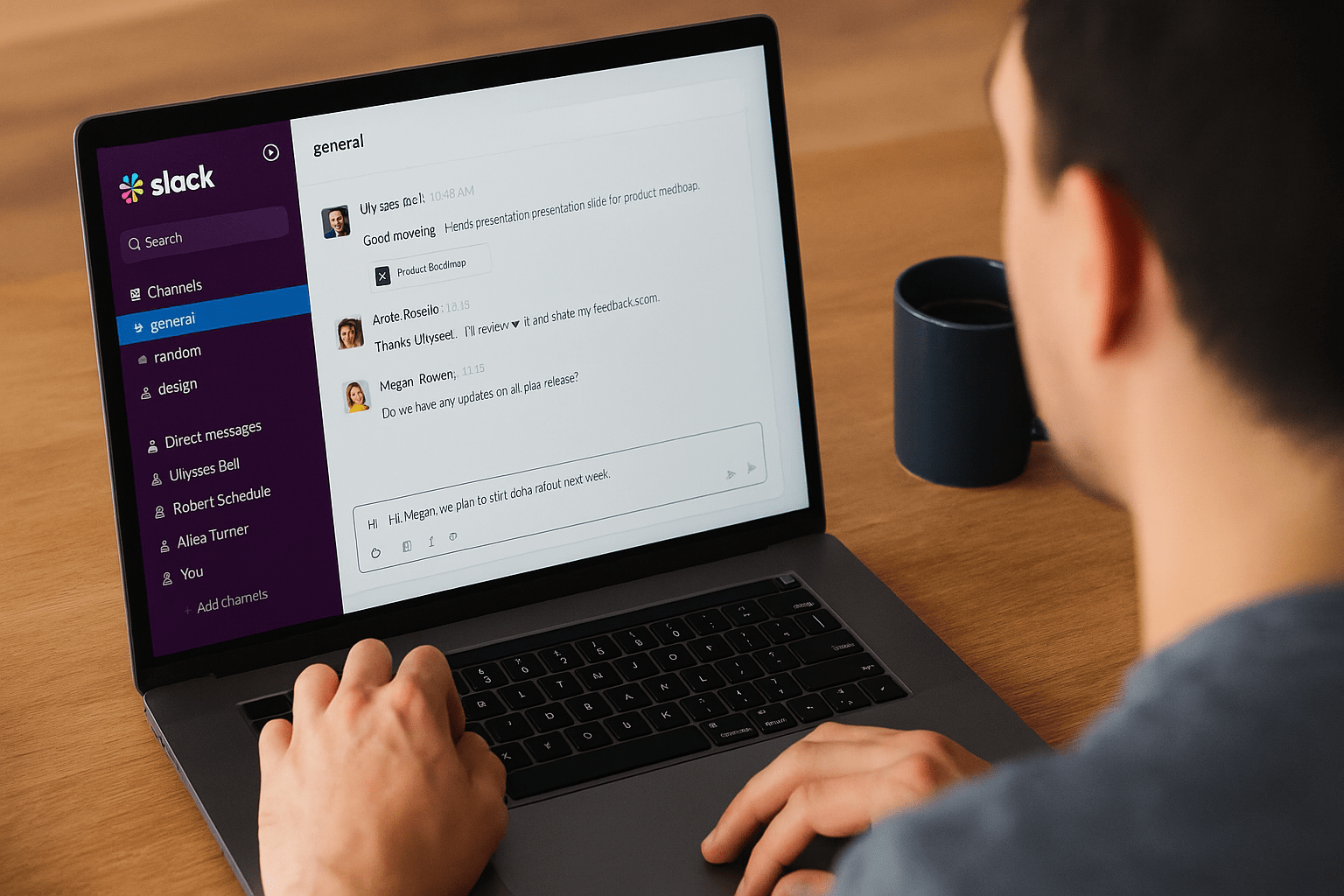 how to use Slack effectively for remote work